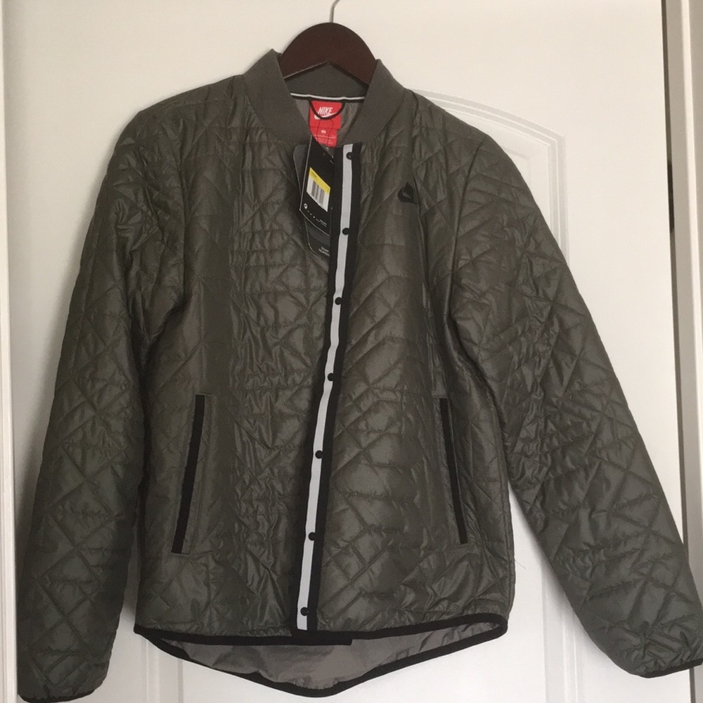 Nike Womens Quilted Primaloft Jacket River Rock